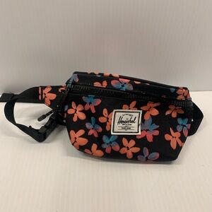 Herschel Supply Company Kids Floral Fanny Pack - Black, Orange, Blue